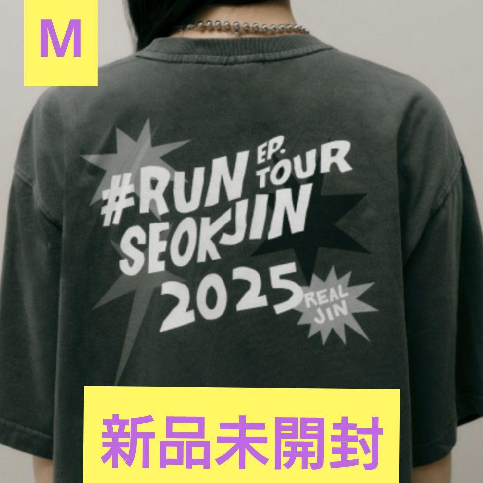 RUNSEOKJIN Tシャツ　Mサイズ　新品未使用　トレカなし BTS RUNSEOKJIN Tシャツ JINサイズ 新品未使用 トレカなし BTS