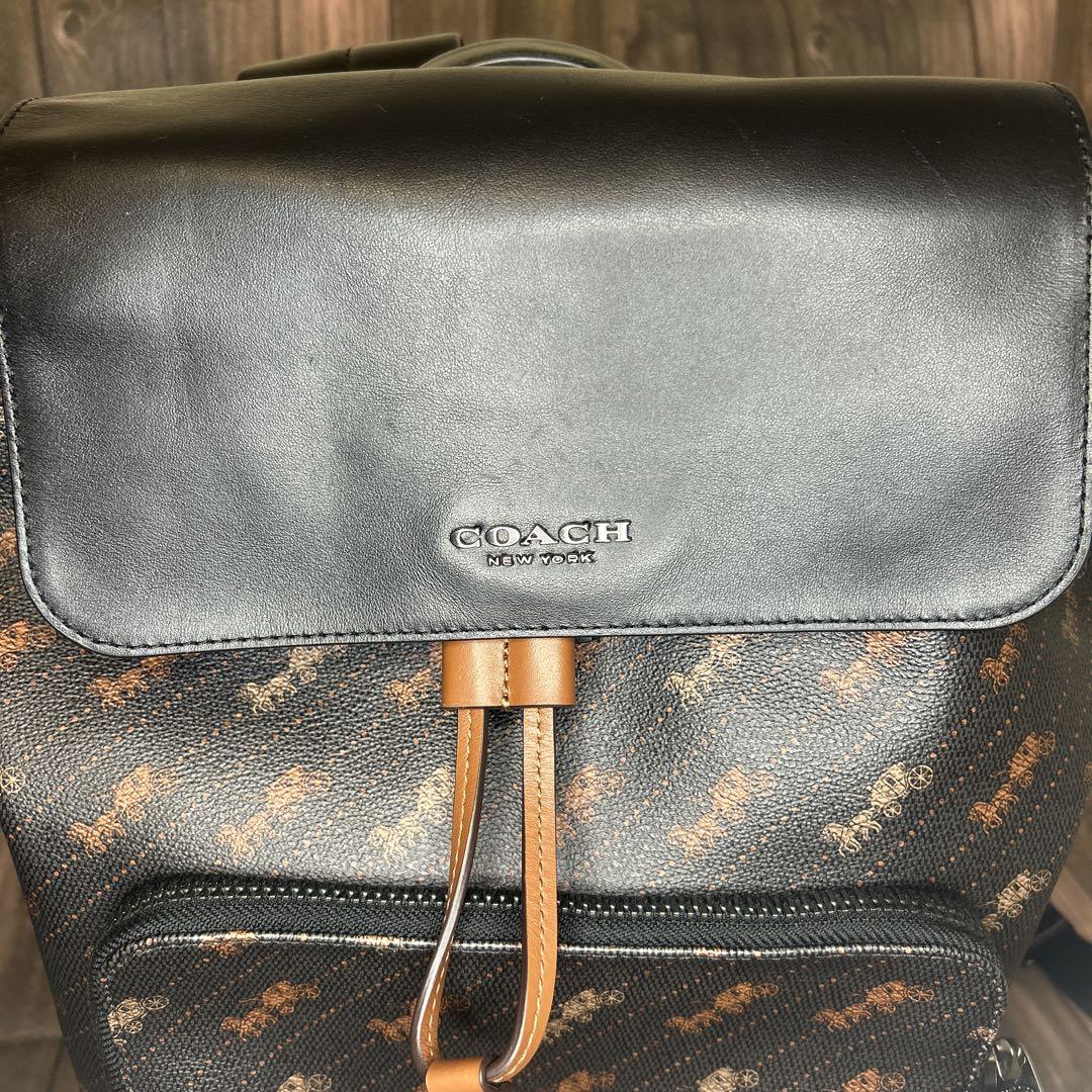 COACH コーチ リュック バックパック ホースアンドキャリッジ 馬車 メンズ