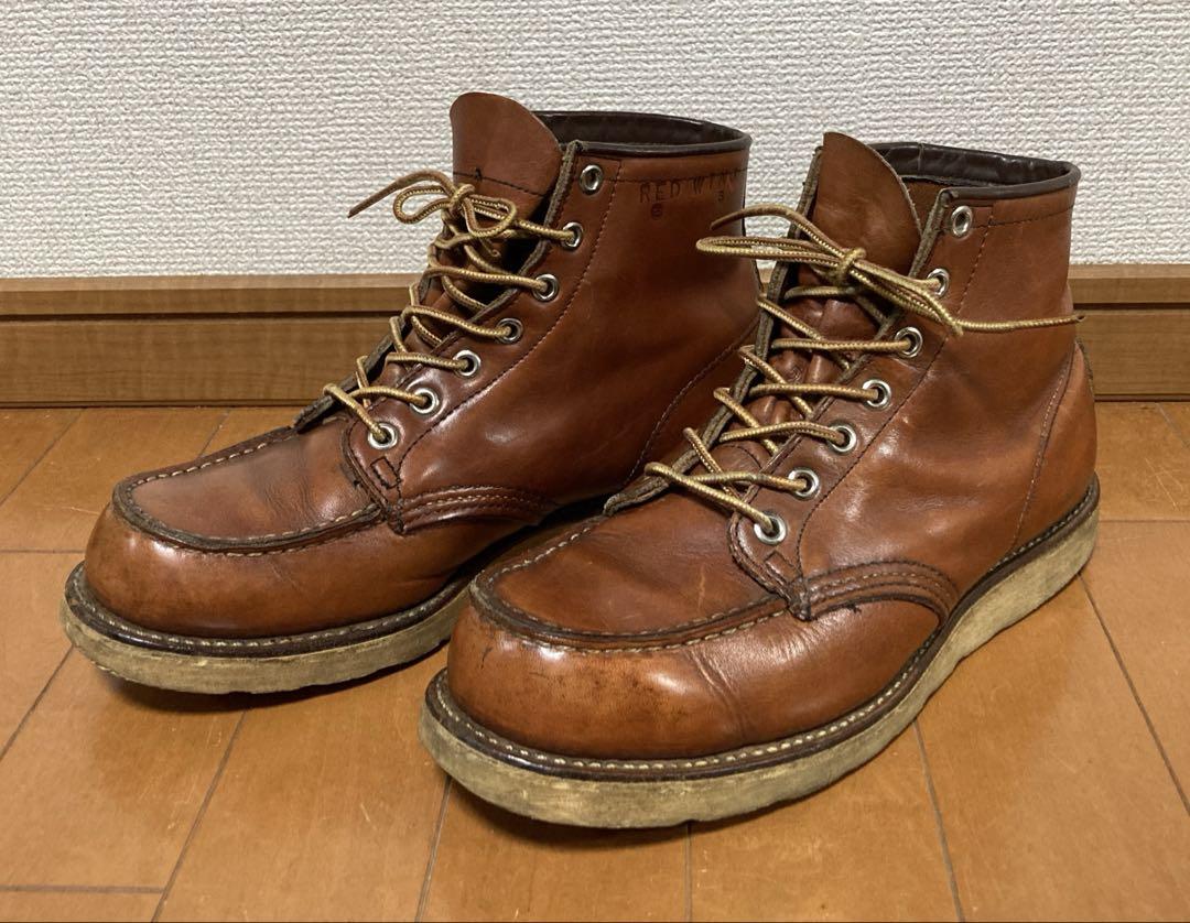 レッドウイング 875 7.5E 85年 スクエアステッチ 犬タグ 80年代