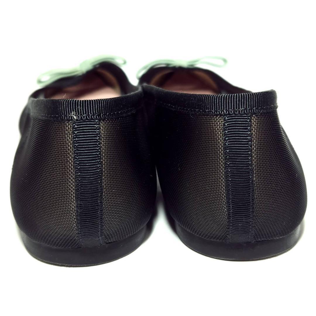 PrettyBallerinas バレエシューズ メッシュ ボーダー