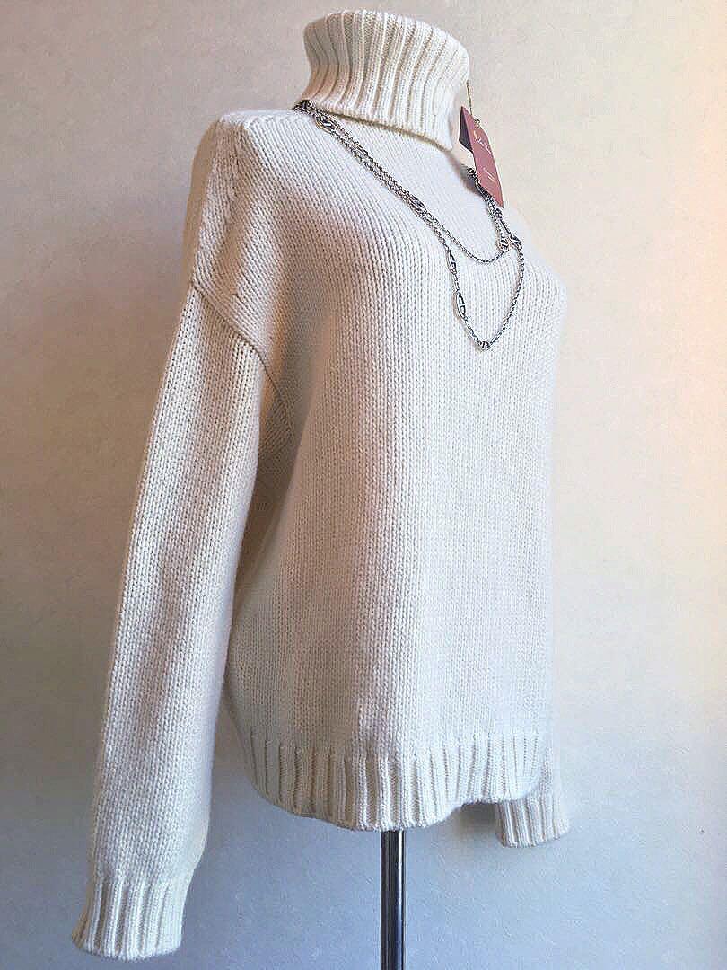 ロロピアーナ定価３３万カシミアメードヌイタートルネックニットトップス正規タグ付