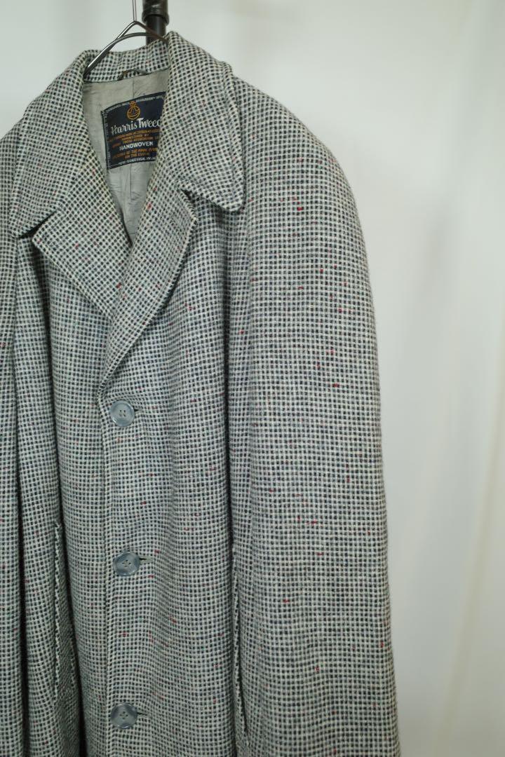 1960's~1970's Harris Tweed チェスターコート グレー