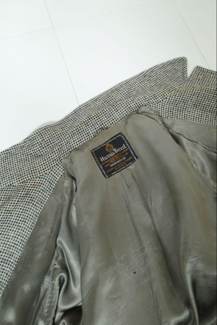 1960's~1970's Harris Tweed チェスターコート グレー