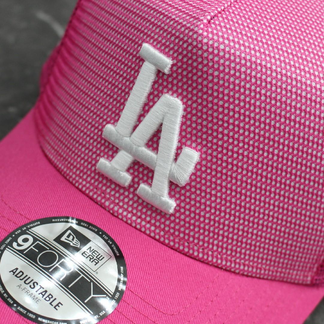 NEW ERA LA ドジャース メッシュキャップ 海外モデル ピンク