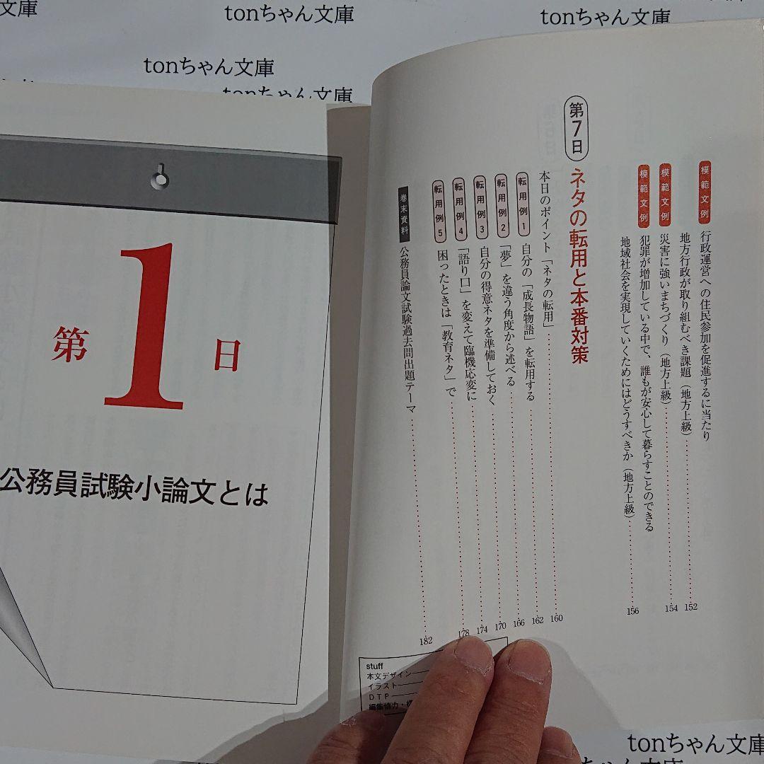 19年度版 絶対決める 実践添削例から学ぶ 公務員試験 論文 作文 メルカリ