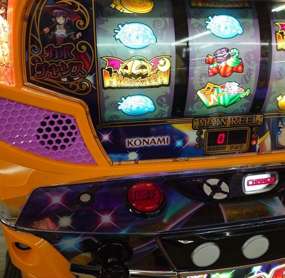 パチスロ実機　マジカルハロウィンFP コイン不要機付　送料無料