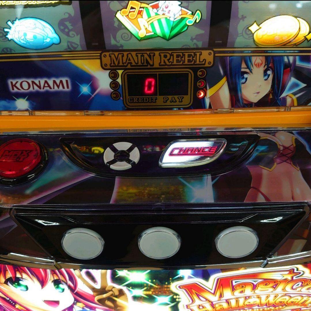 パチスロ実機　マジカルハロウィンFP コイン不要機付　送料無料