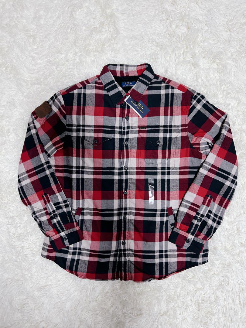 POLO RALPH LAUREN シャツジャケット　ボア　L 新品未使用