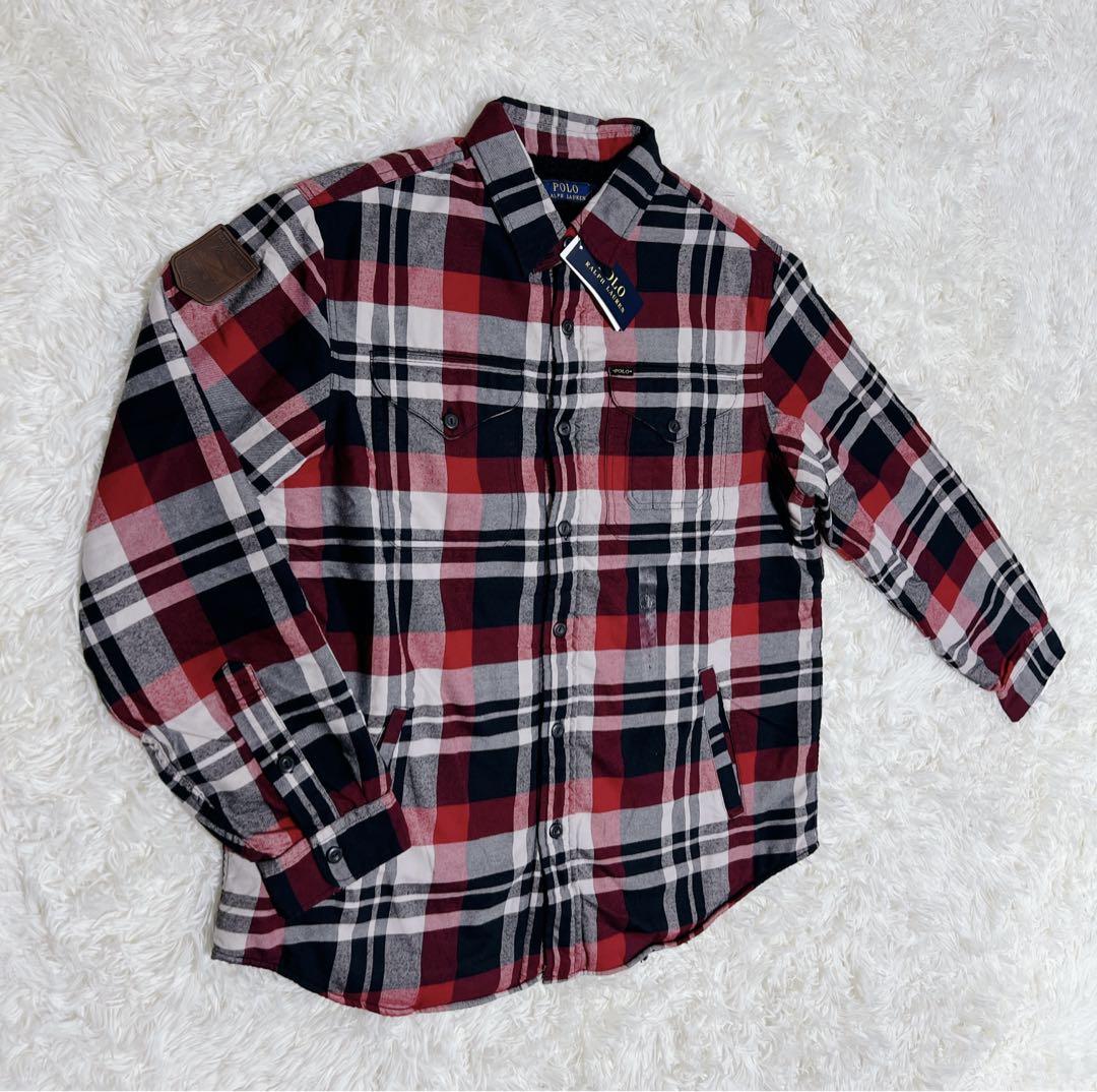 POLO RALPH LAUREN シャツジャケット　ボア　L 新品未使用