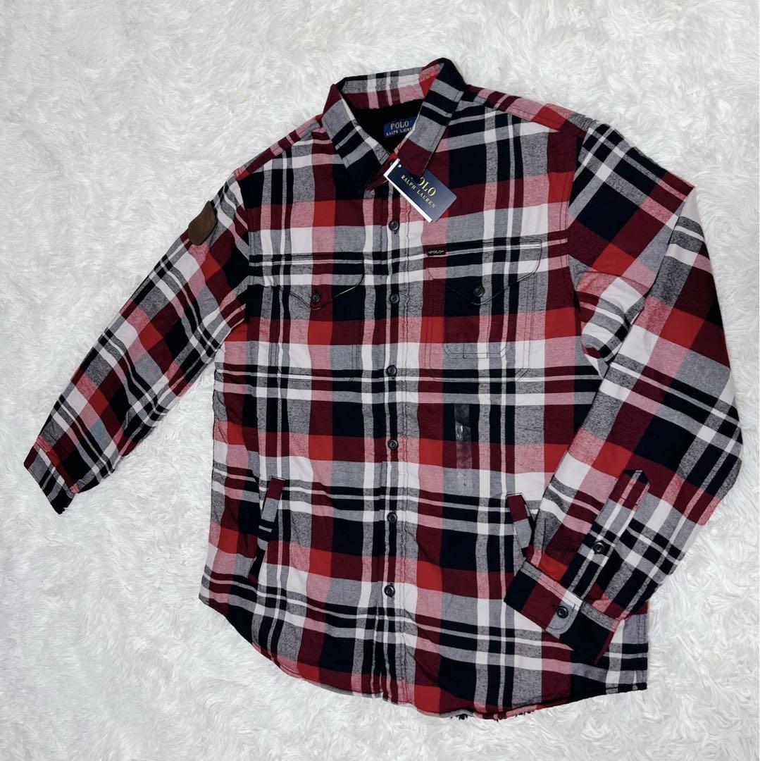 POLO RALPH LAUREN シャツジャケット　ボア　L 新品未使用