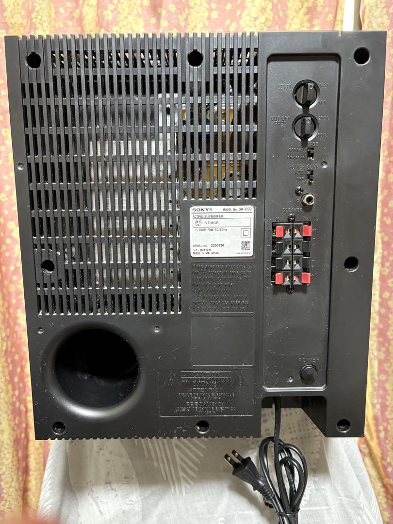 ソニー SONY サブウーファー スピーカー SA-CS9 - メルカリ