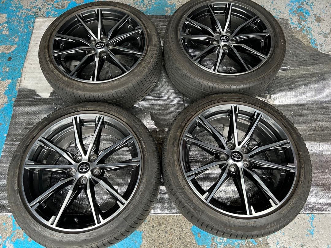 ZN6 トヨタ86後期純正ホイール-タイヤ４本セット215 45R17TOYOTA