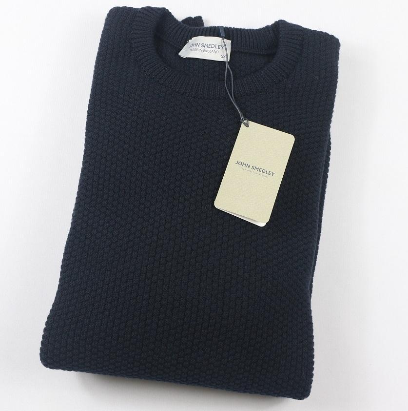 HOTお得 新品 クルーネック XXLサイズ MIDHIGHT 1yM3f-m86237301698 John Smedley 爆買い好評