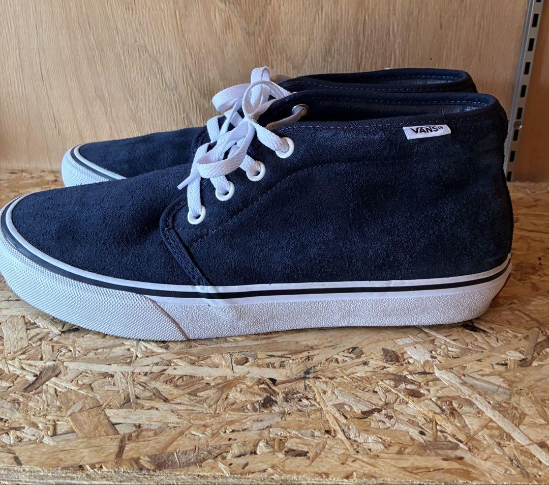 vans スエードチャッカ美品ネイビー　28センチ