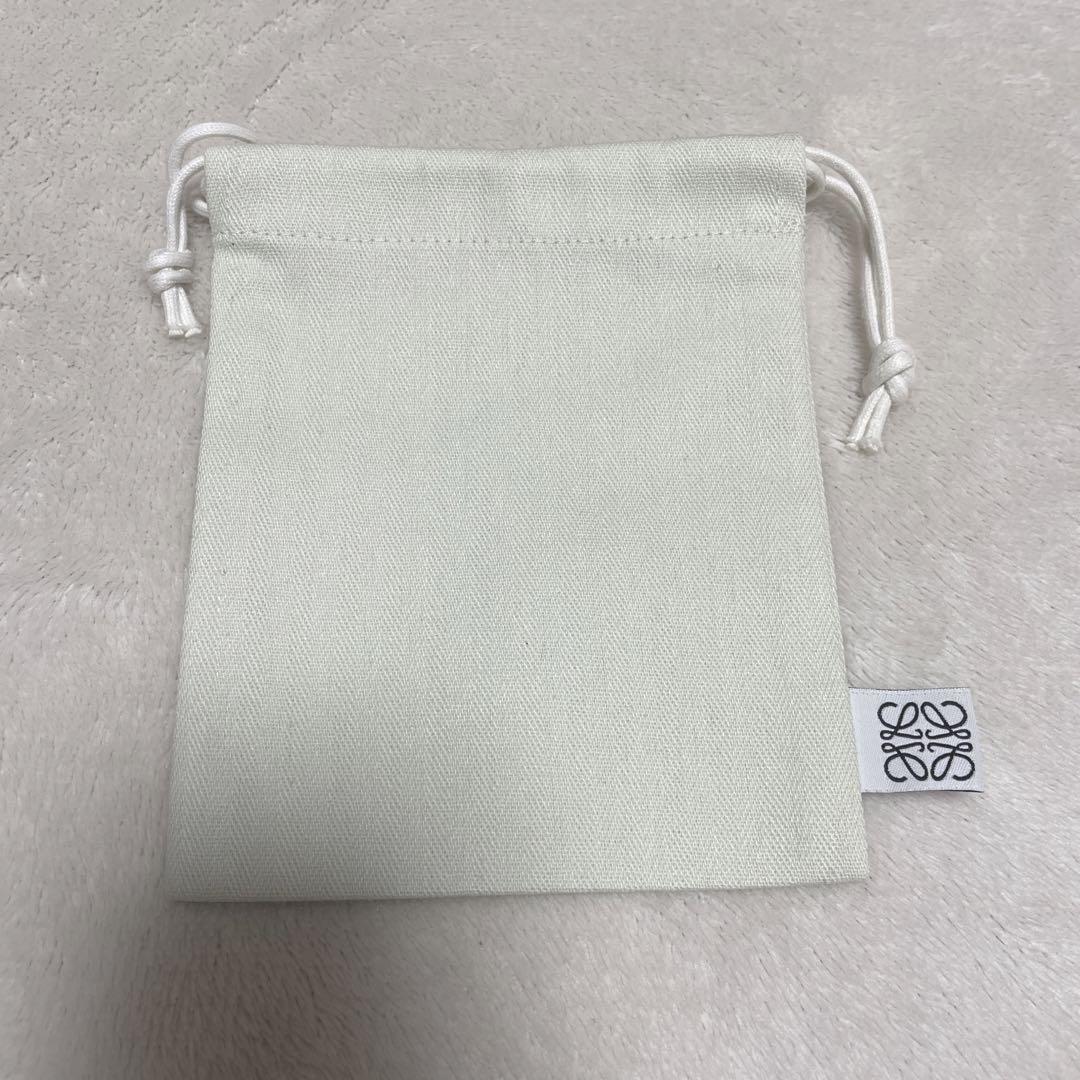 ロエベ　スモールバーティカルウォレット　スチールブルー