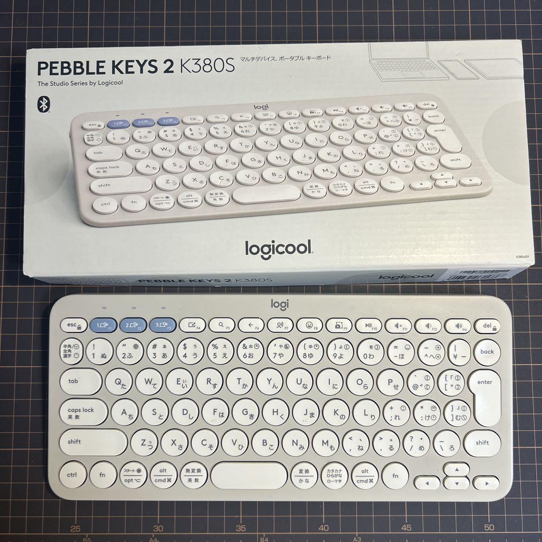 Logicool キーボード Pebble Keys 2 K380sGYキーボード