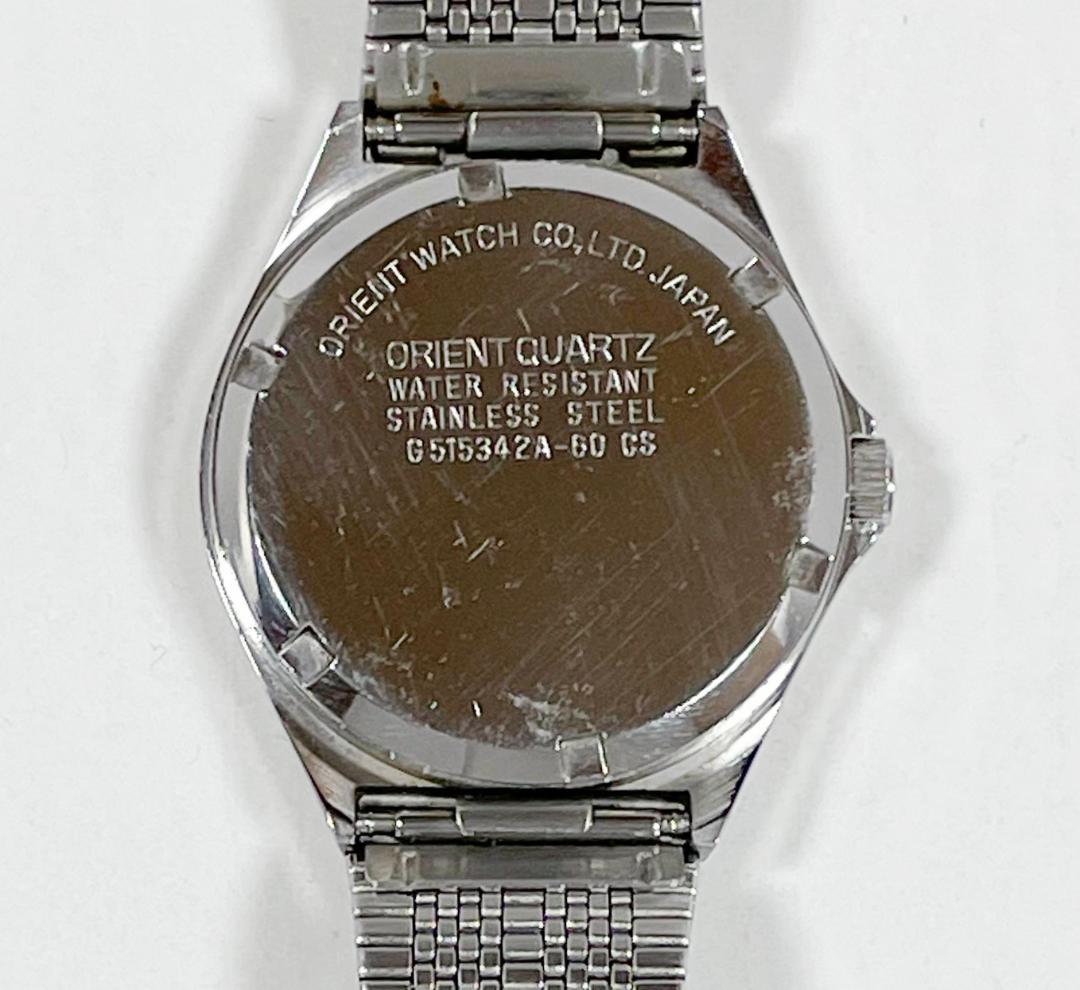 電池交換済み 美品 70s オリエント 八角 ジェミニスター 防水クォーツ腕時計