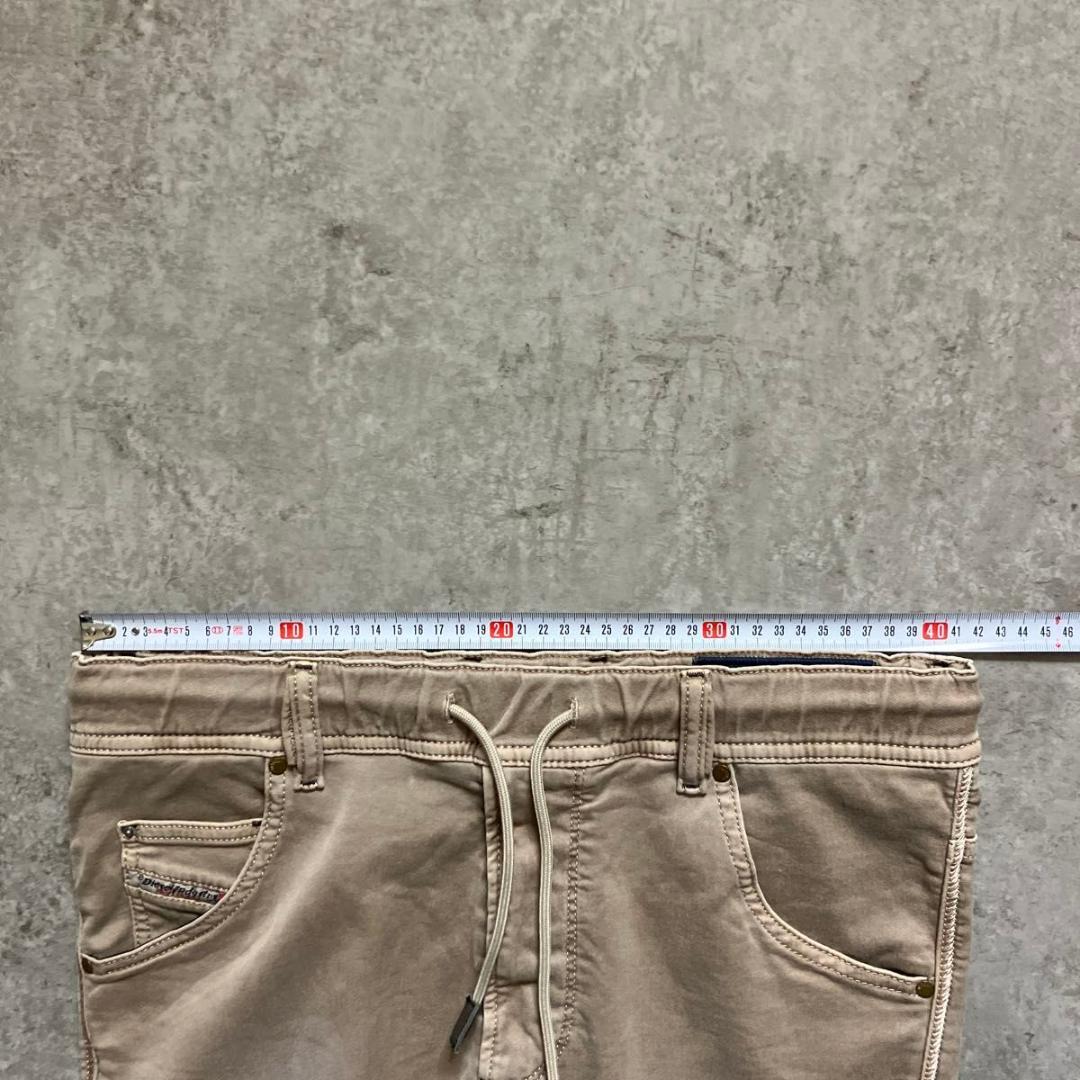 ディーゼル ジョグ 28 KROOLEY-NE ベージュ デニム パンツ DIESEL KROOLEY-NE 28 ディーゼル ジョグジーンズ ベージュ