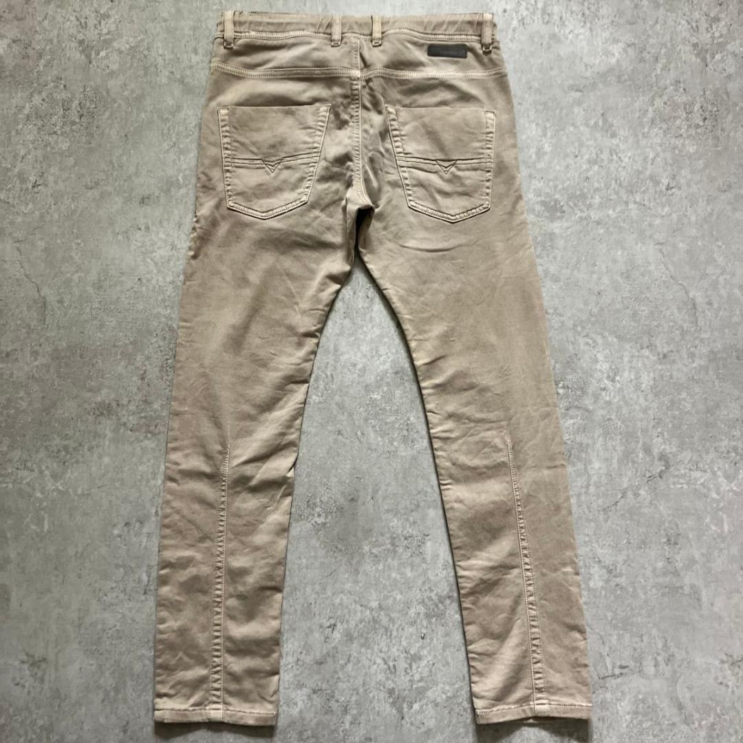 ディーゼル ジョグ 28 KROOLEY-NE ベージュ デニム パンツ DIESEL KROOLEY-NE 28 ディーゼル ジョグジーンズ ベージュ