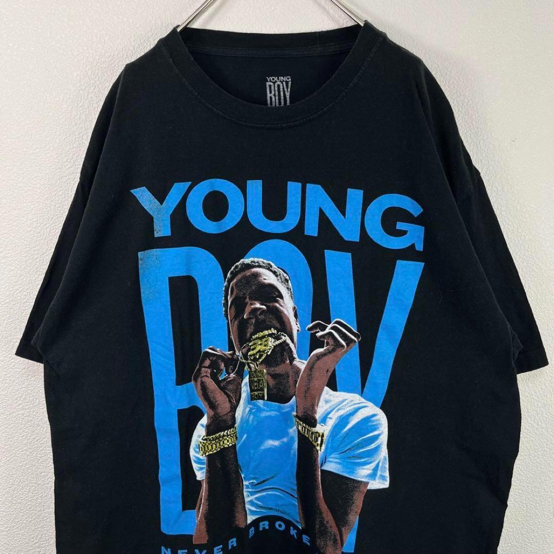 USA古着 young boy Tシャツ ラッパー ヒップホップ hiphopトップス
