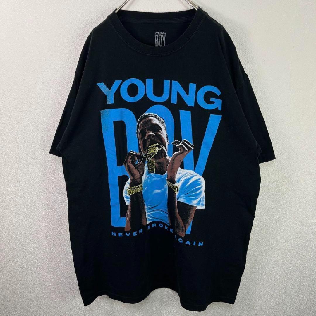 USA古着 young boy Tシャツ ラッパー ヒップホップ hiphop