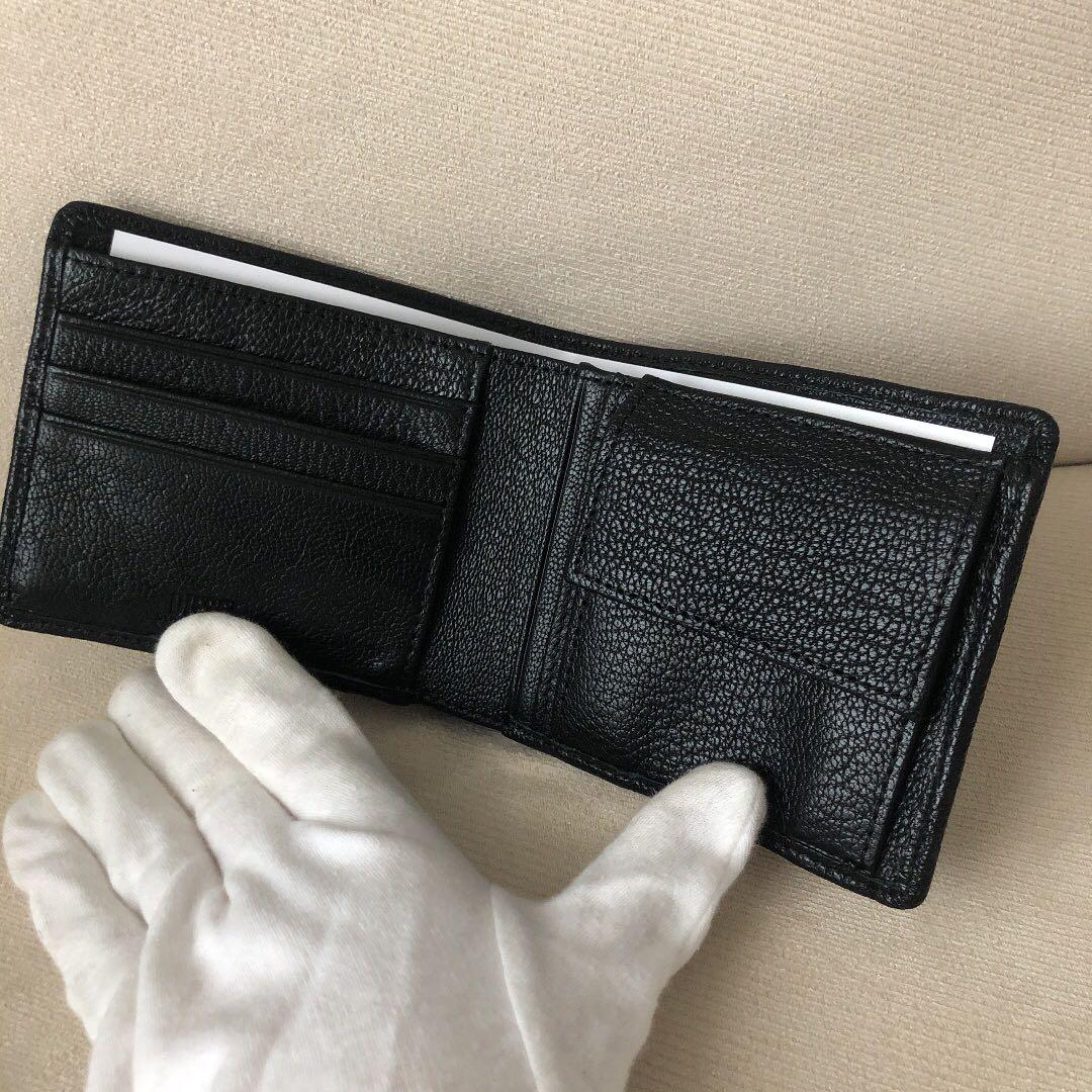 正式的 新品 DIESEL ブラック 二つ折り財布 定価16,280円 ディーゼル 小物