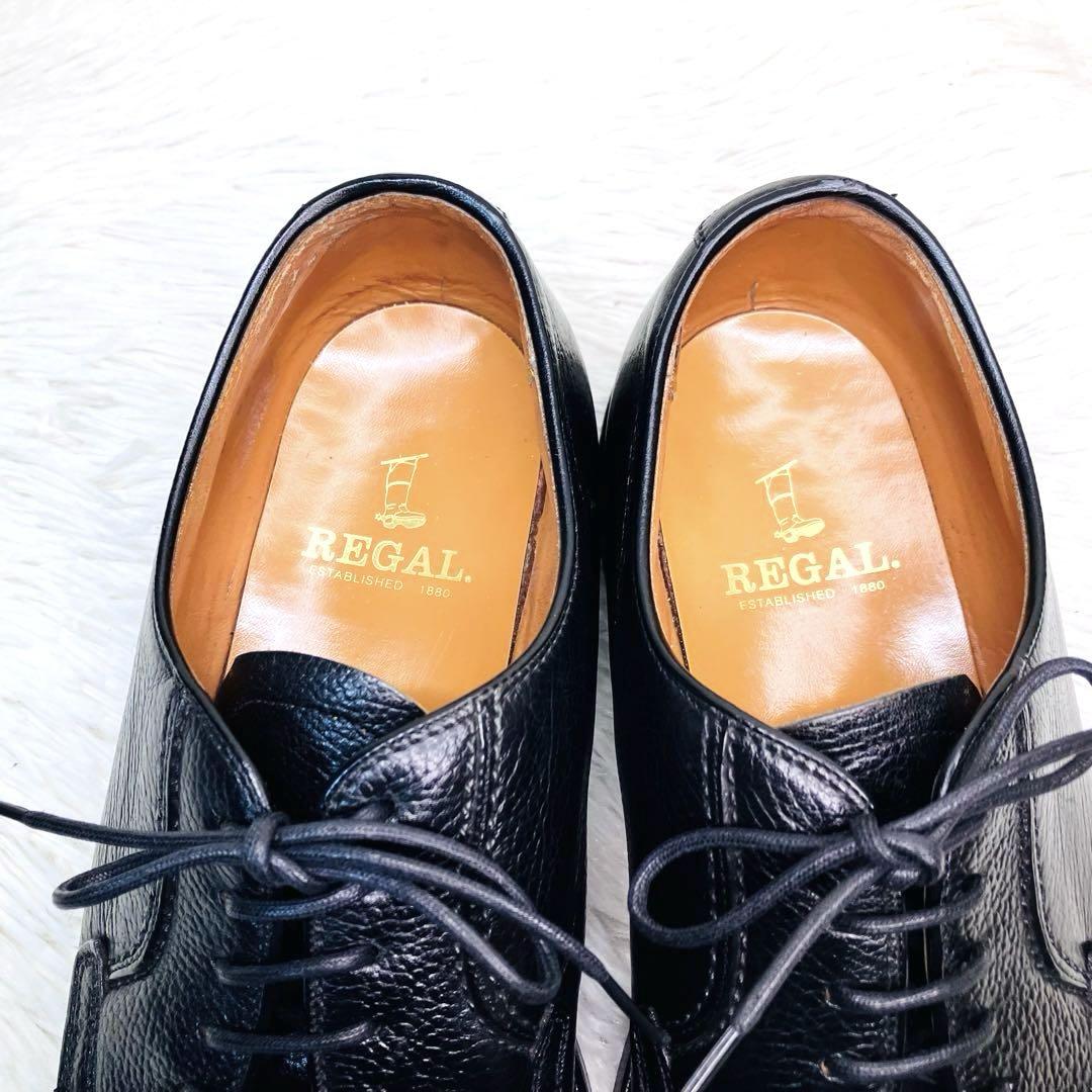 REGAL リーガル 2509 プレーントゥ シボ革 ブラック レザー 26.0 REGAL プレーントウ（2509N） | 靴のリーガルコーポレーション