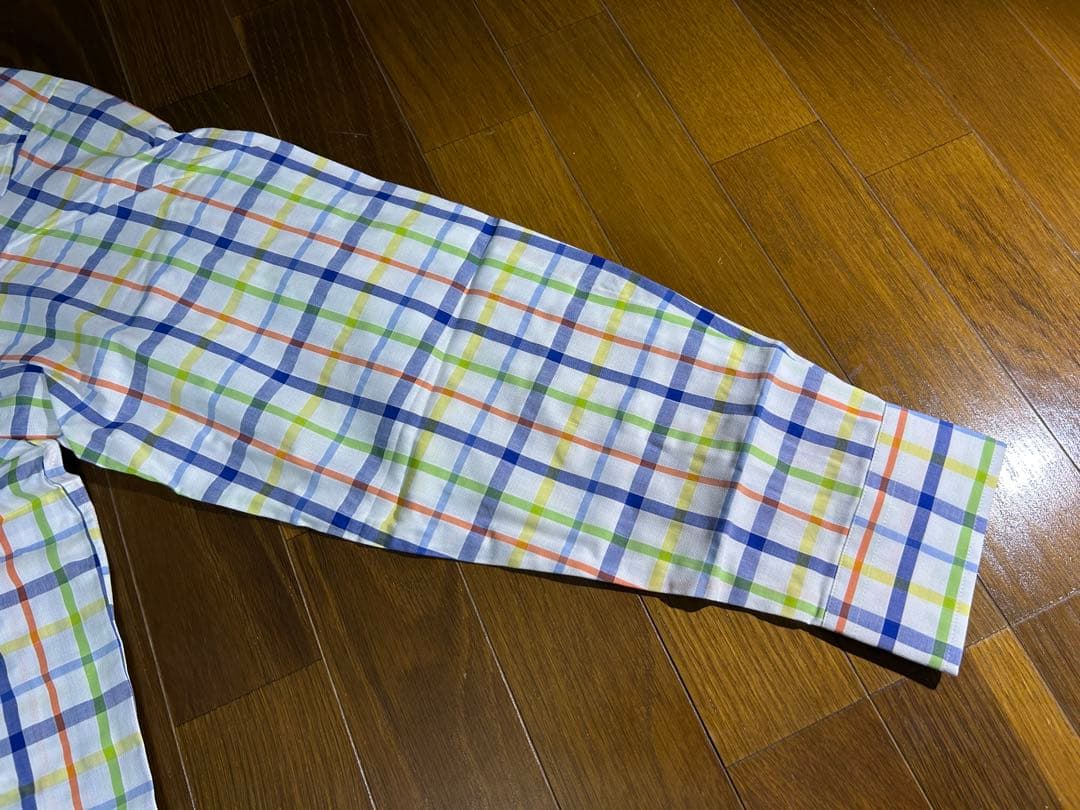 GREEN CLUBS グリーンクラブ チェック 長袖シャツ LL相当 未使用