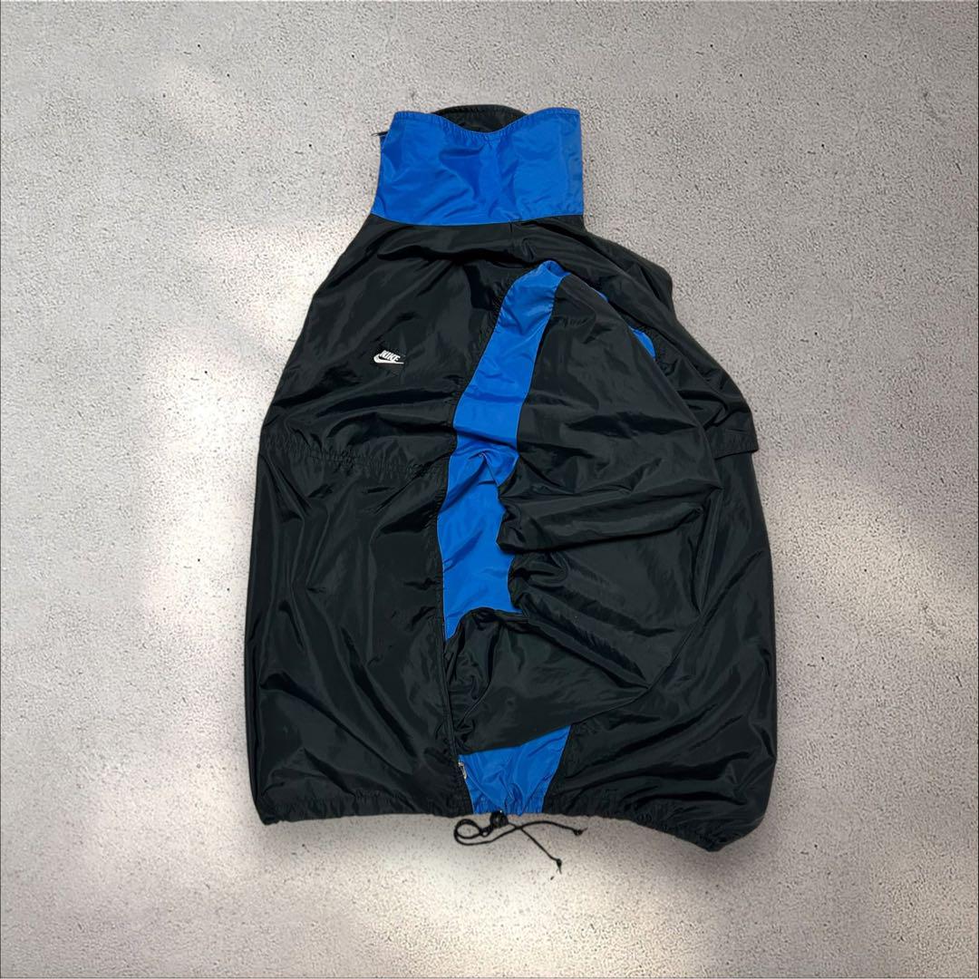 【人気急上昇】 NIKE 銀タグナイロンジャケットハーフジップドローコード有 90s ジャケット・アウター