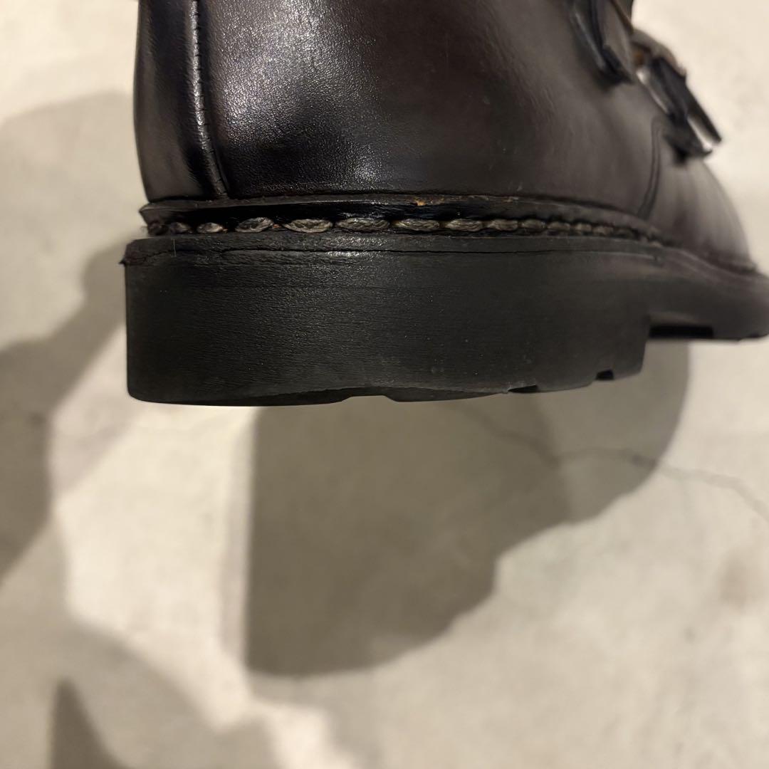 PARABOOT パラブーツ ダブルモンク スエード ラバーソール