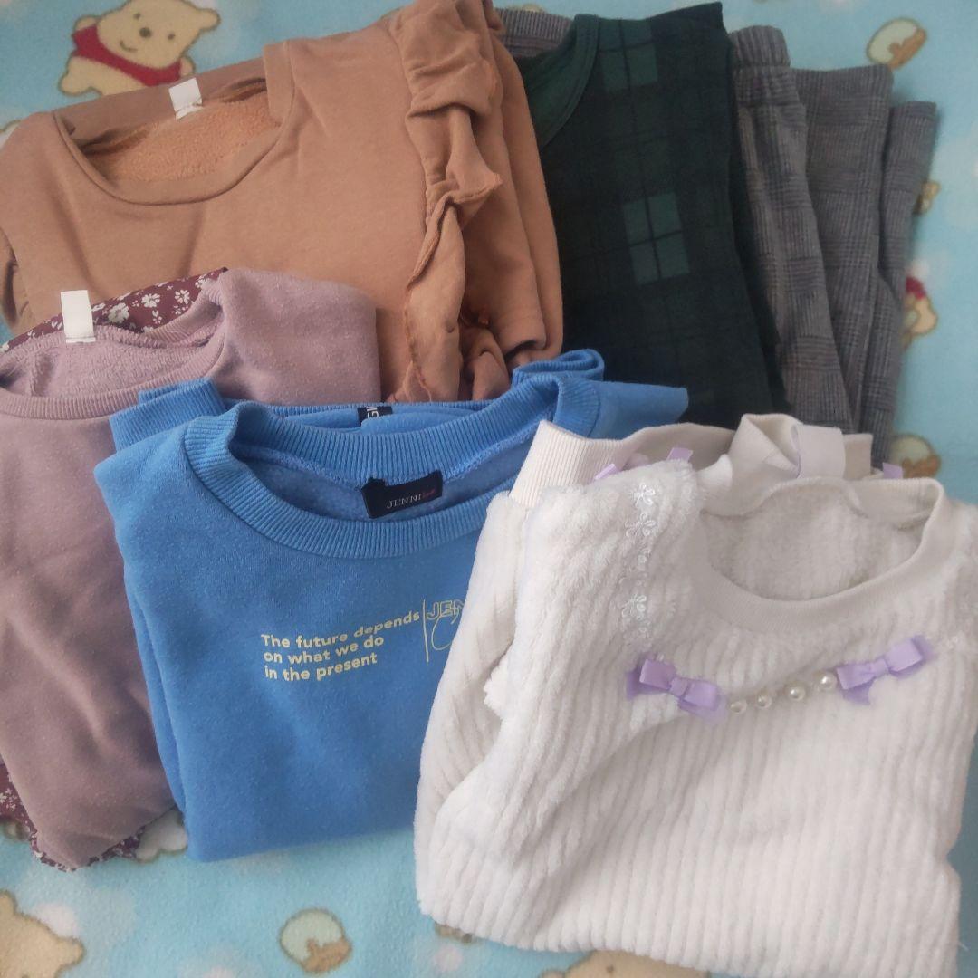 140cm 裏起毛　6着セット