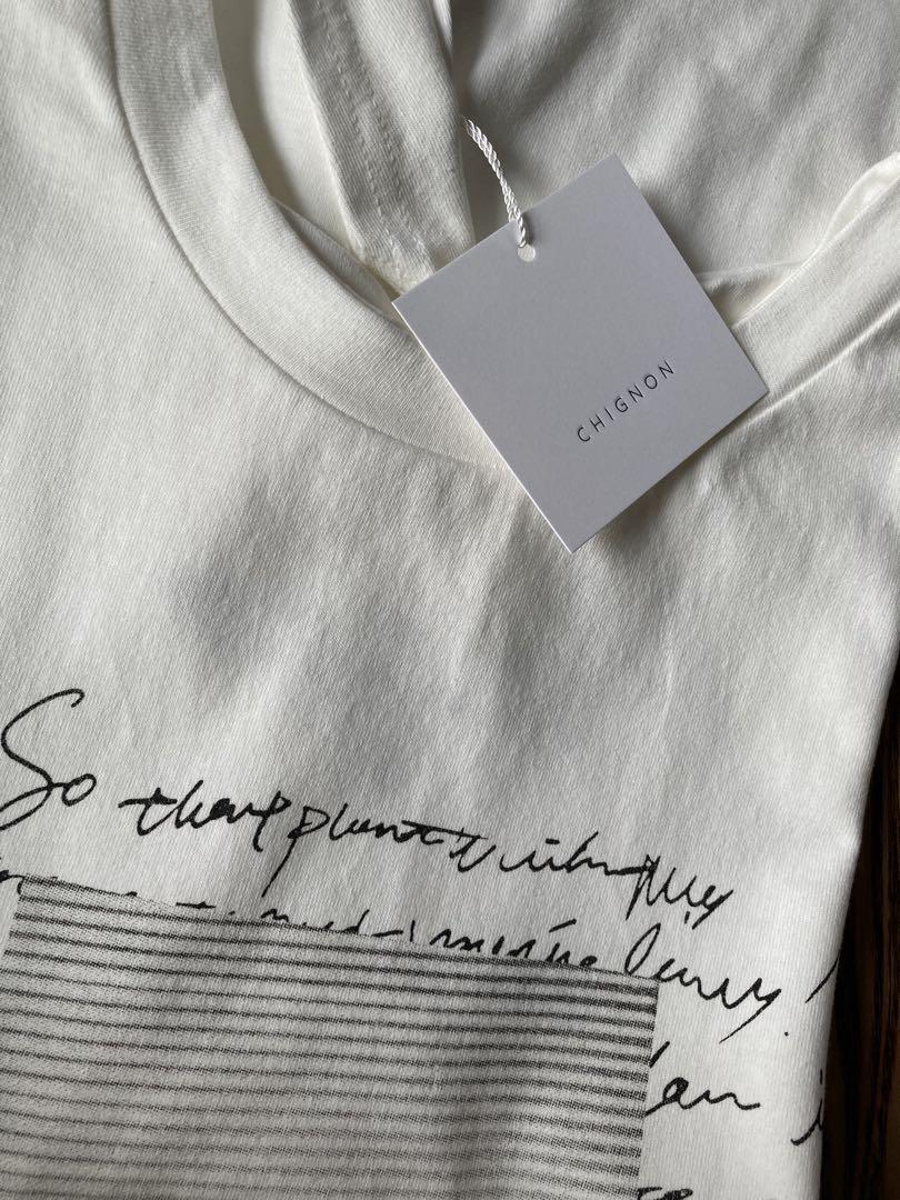 CHIGNON Tシャツ フォトT 新品タグ付き