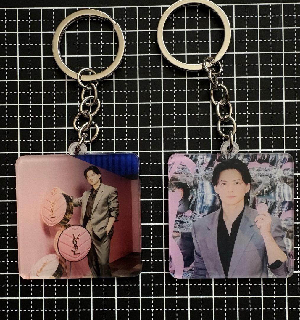 平野紫耀　ピン　透明トレカカード　キーホルダー　リールカードキー　ブランケット 平野紫耀☆ナンバーアイ ☆アクリルキーホルダー 2枚 - メルカリ