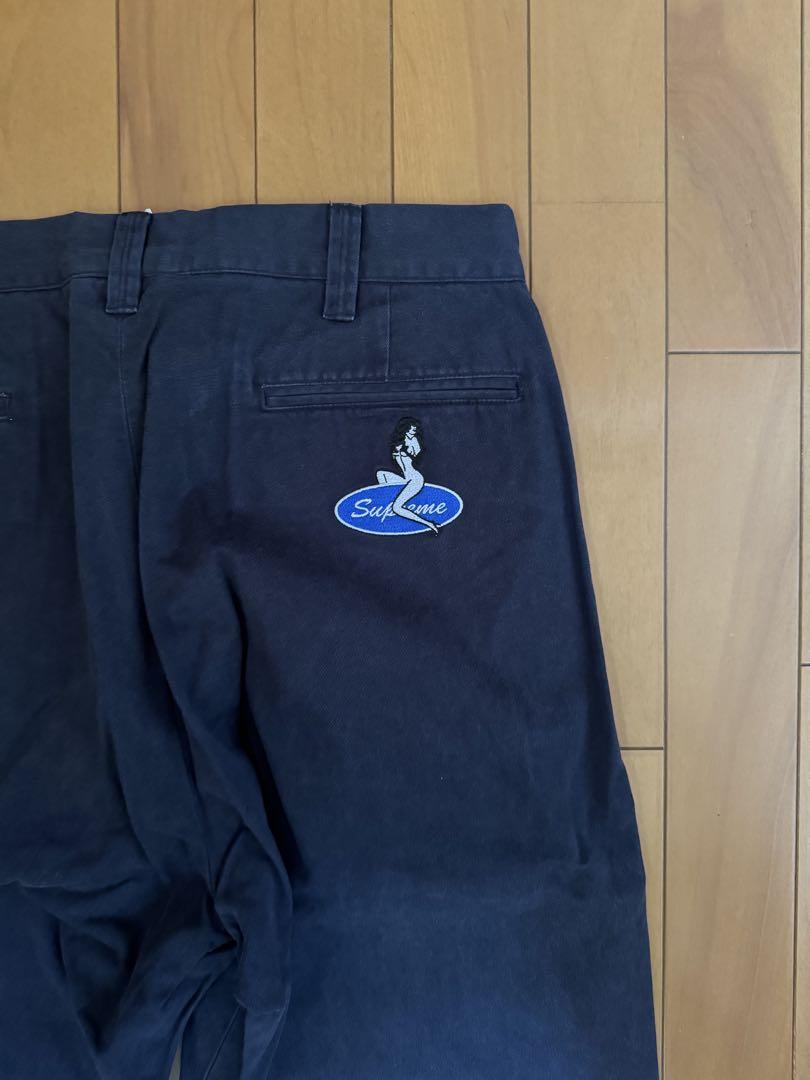 Supreme Chino Pant Dark Navy 34インチ 22SS