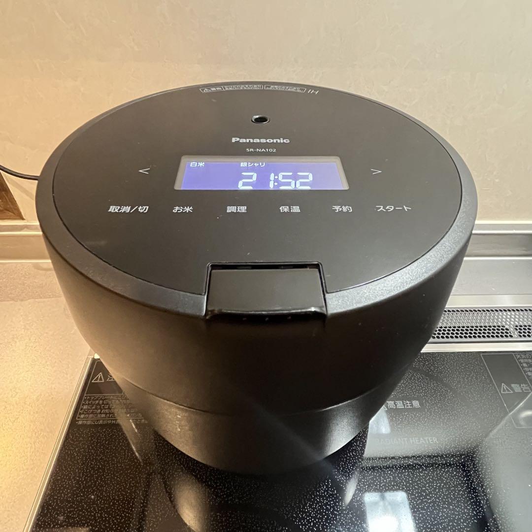 【美品】Panasonic SR-NA102-K BLACK 炊飯器炊飯器