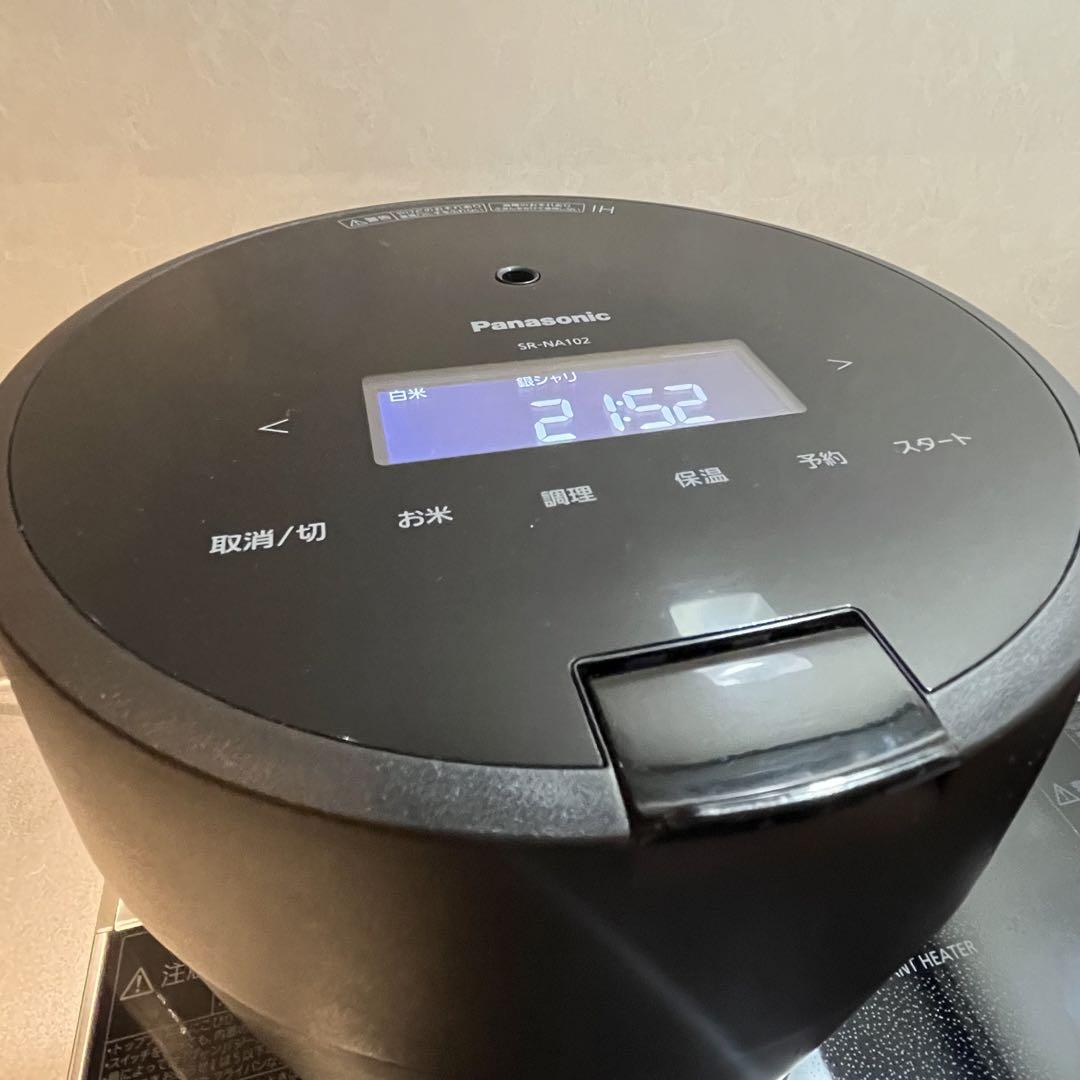 【美品】Panasonic SR-NA102-K BLACK 炊飯器