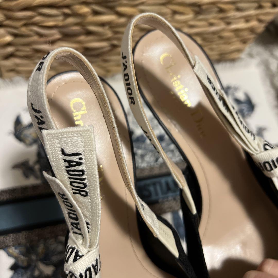 Dior♡スリングバックパンプス