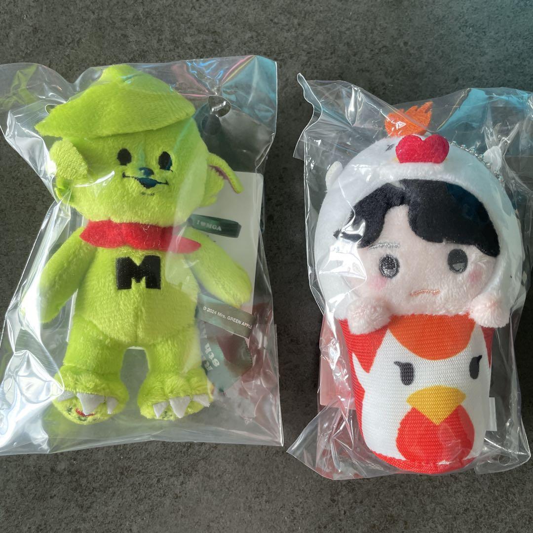 【新品】ミセスメメル&からあげクンキーホルダーセット