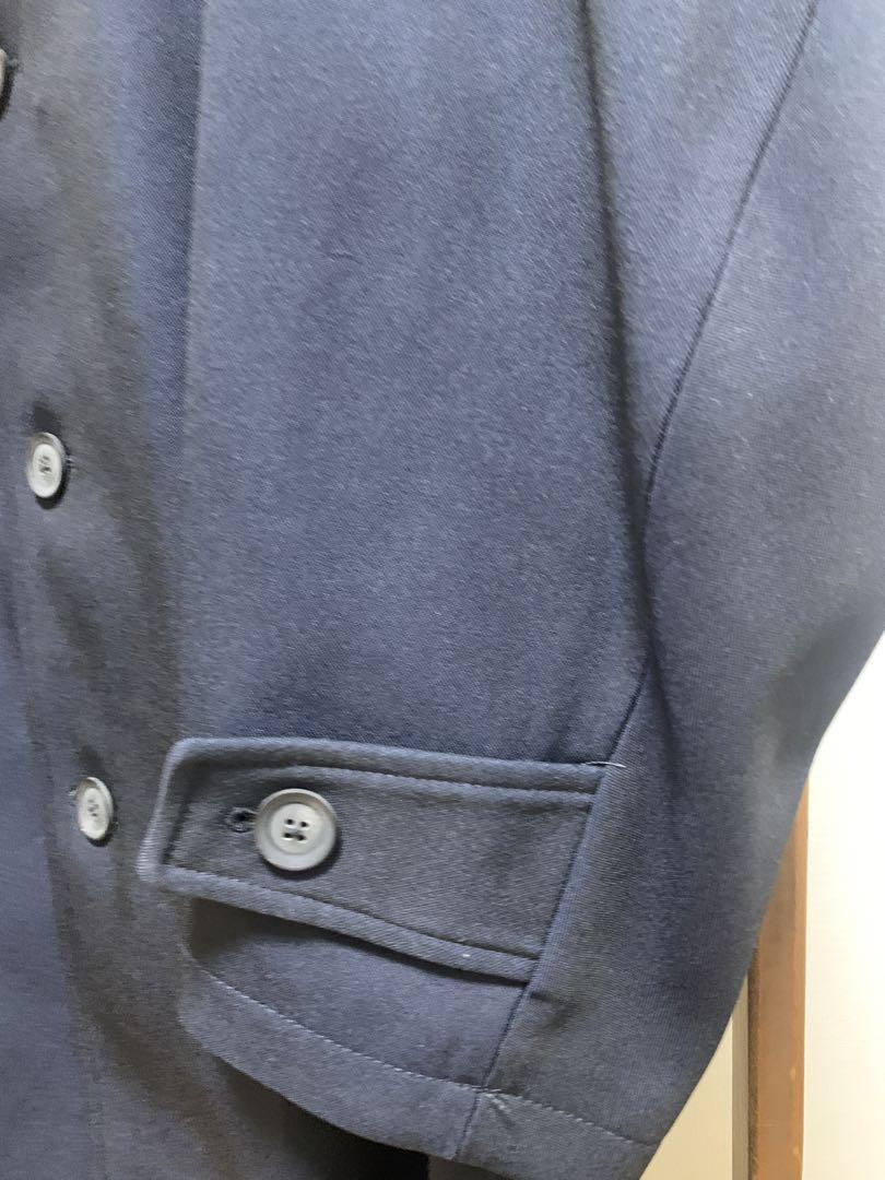【美品】kolor 21aw ドッキングコート　ネイビー