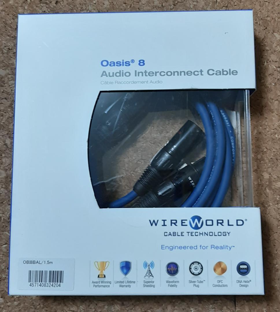 【極美・国内正規品】WIREWORLD Oasis 8 XLR 1.5mペア