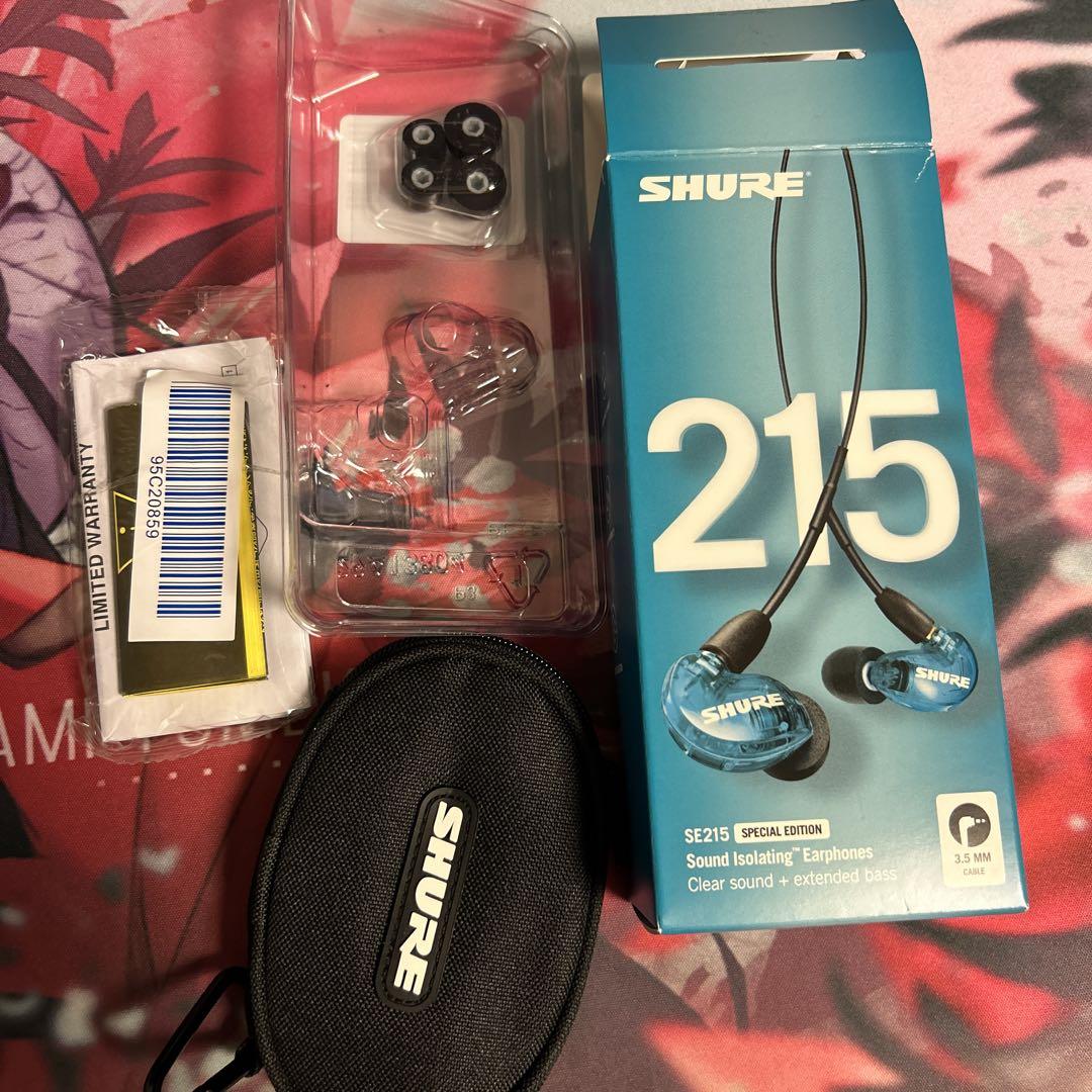 SHURE SE215 有線イヤホン