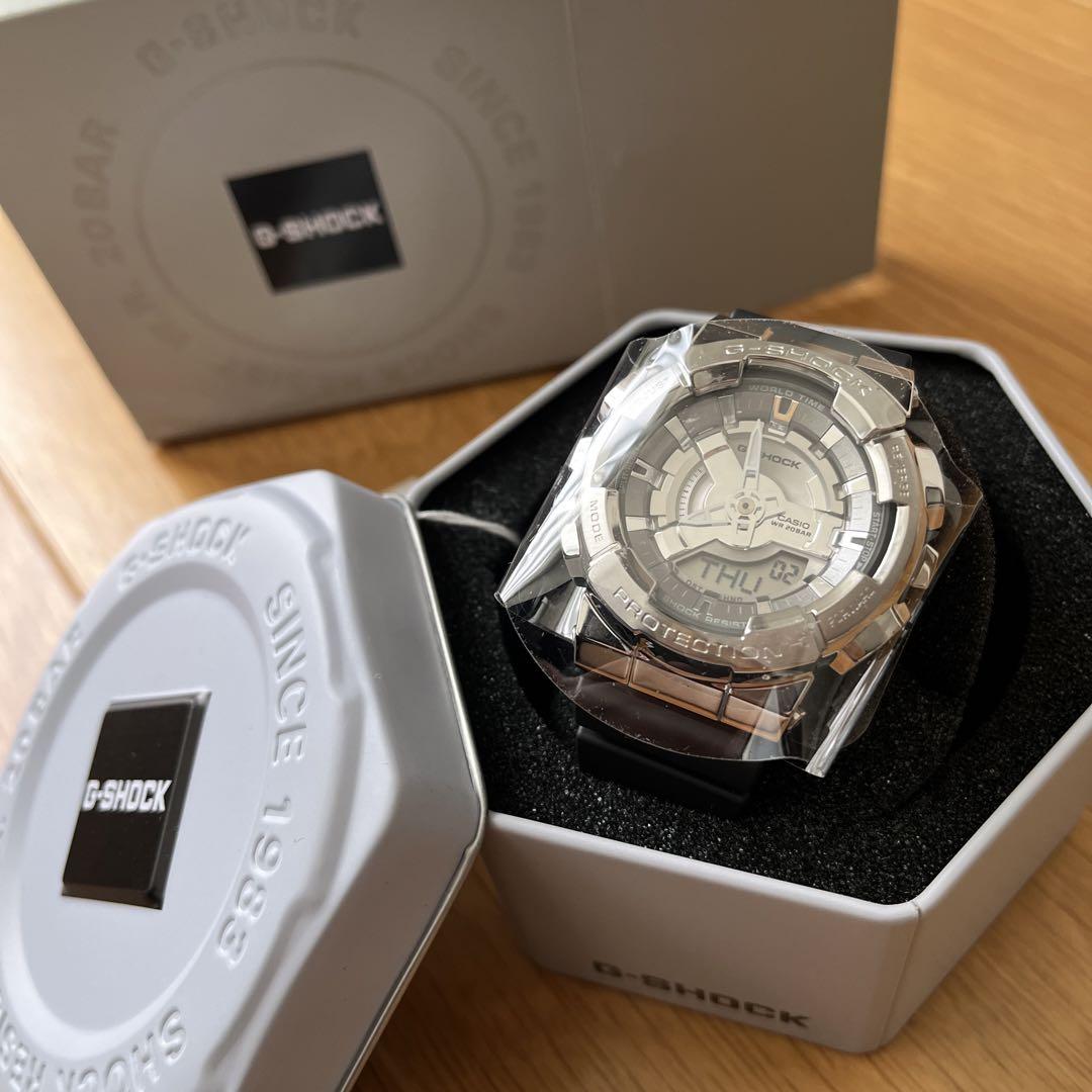 【新品未使用】CASIO:G-SHOCK GM-S110-1ADR