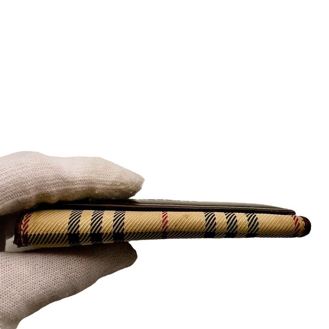 上品なスタイル BURBERRY ノバチェック 箱付 キーケース 6471 小物