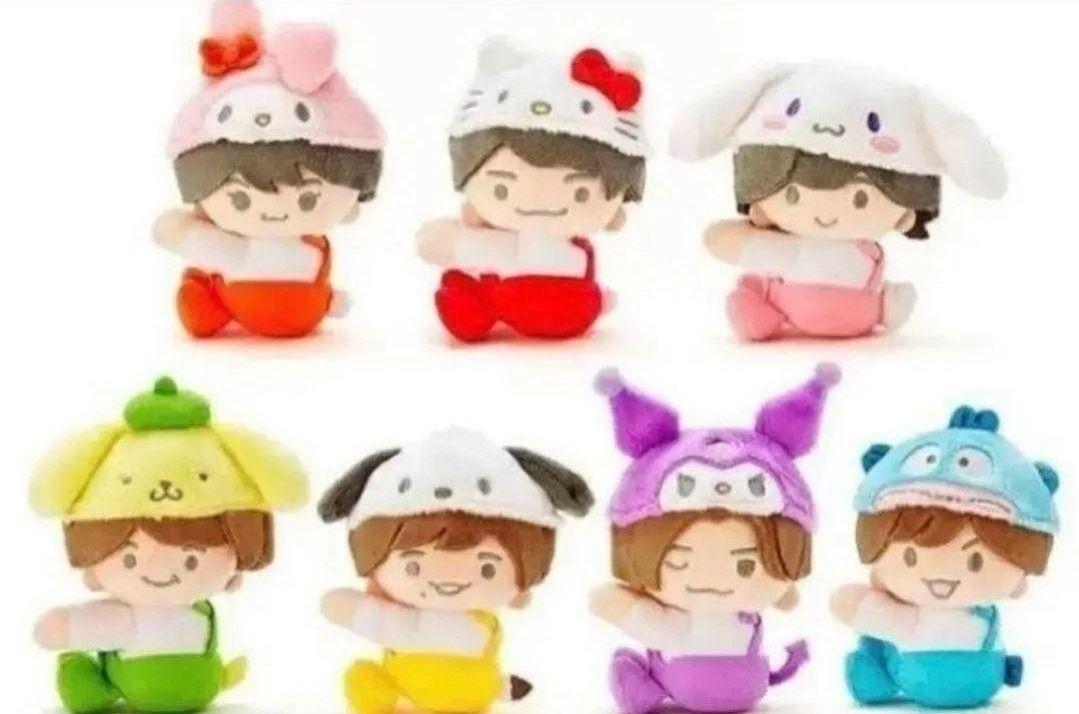 【新品未使用】なにわ男子 ローソン サンリオコラボ クリップマスコット