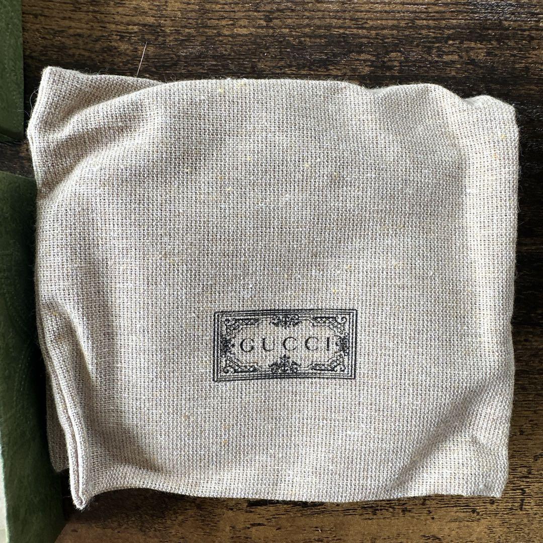 (美品)GUCCI スネーク柄 二つ折り財布