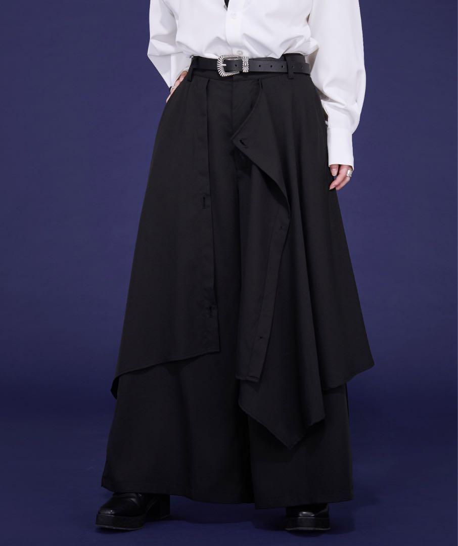 Ellno Loset マルチデザインスカンツ ブラック