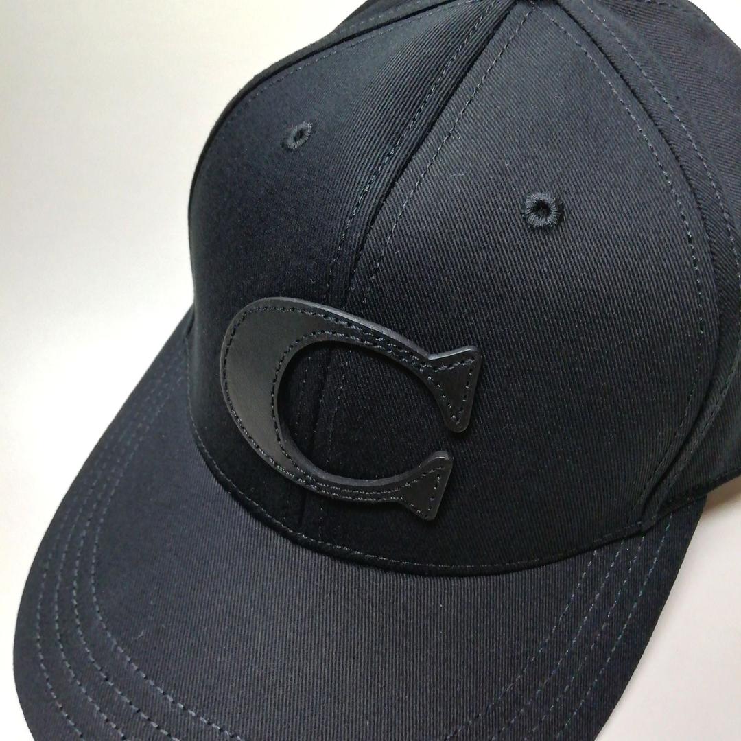 ☆新品☆COACH(コーチ)キャップ 帽子 ブラック 男女兼用 サイズ調整可