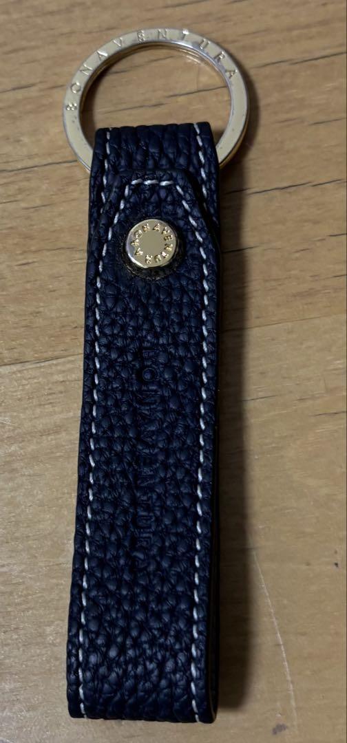 BONAVENTURA ネイビー レザー キーホルダー （数量限定カラー）