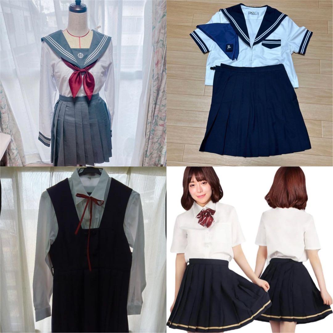 ハロウィン コスプレ 女子 制服 セーラー服 スカートリボン 学生服目立った傷や汚れなし