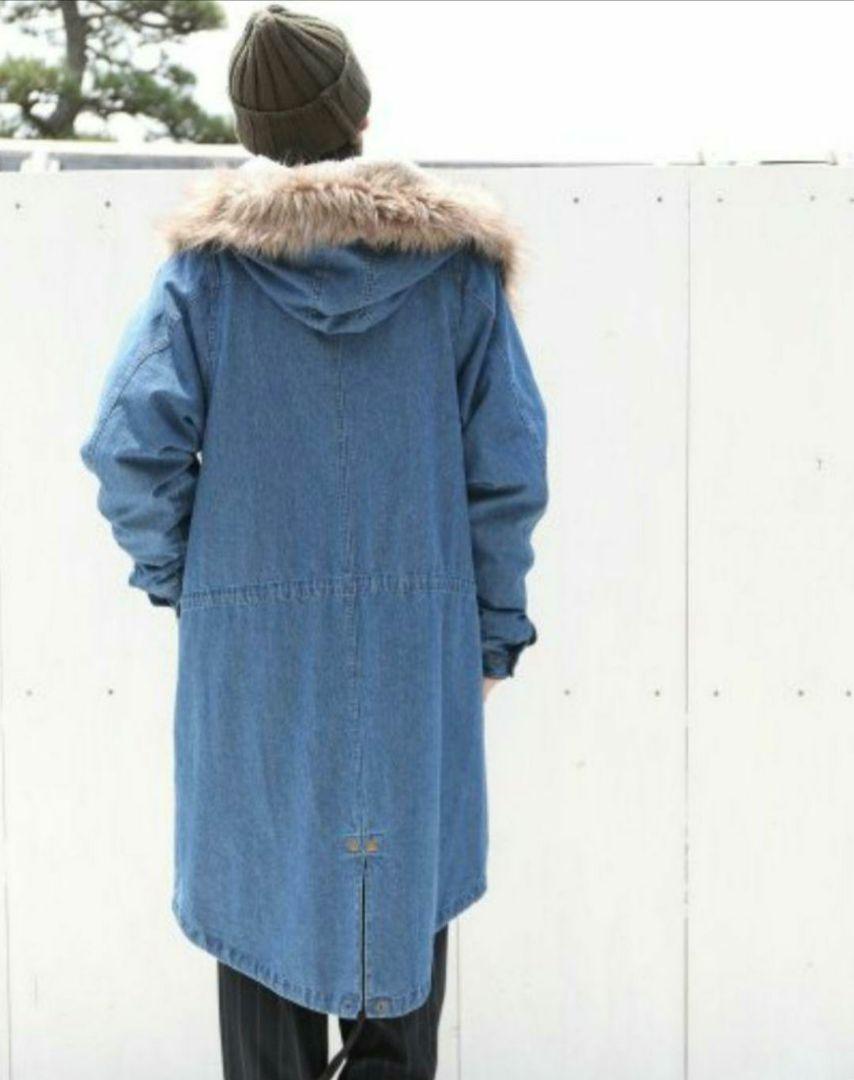 新品　デニム　モッズコート　somari 　ユニセックス　ユニクロ　ニコアンド